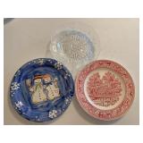 Memory lane plate salad plate and handmade