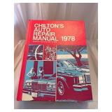 Chiltons auto repair manual 1978