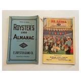 Roysters 1950 almanac And Delaval handy reference