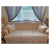 Three cushion early American couch
