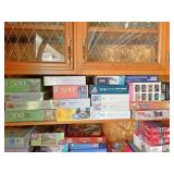 Shelf one miscellaneous puzzles