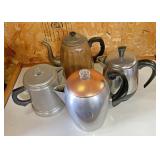 Miscellaneous coffee pots
