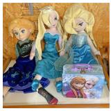 Frozen dolls and lunchbox