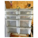 Storage drawers plastic