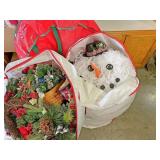 Christmas wreaths and decorations