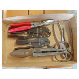 Snips pliers ratchet wrenches