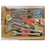 wrenches hex drivers Allen wrenches and tape