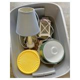 Lamp ice bucket Tupperware storage miscellaneous
