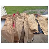 Brown hunting gear walls and Carhart Carhart