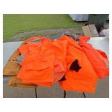 Orange gear vest jacket sweatshirts