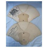 Fisher and Seat funeral home Advertising fans