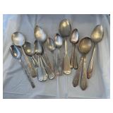 Various spoons serving and TeaSpoons
