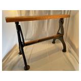 Wrought iron paper towel holder