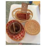 Various baskets