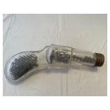 Glass gun candy container- slight damage shown in