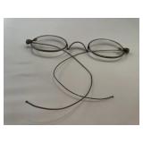 Pair of old reading glasses