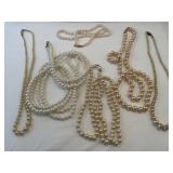 Pearl style necklaces