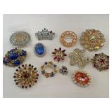 Fancy rhinestone Brooches