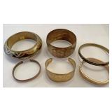 India and other brass bracelets