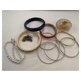 Various bracelets