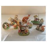 A lot of miscellaneous figurines Mickey Mouse