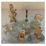 Various figurines and other