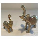 Brass elephants