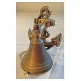 Anchor wall mount brass doorbell