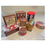 Lot of various tins