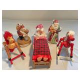 Mechanical sleeping Santa and other Christmas