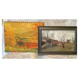 Two covered bridge pictures
