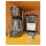 5 cup coffee pot and single serve coffee pot