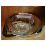 Stainless steel and other serving trays