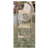 Metal folding stepstool