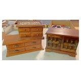 Three jewelry boxes