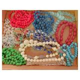 Beads and other necklaces costume style