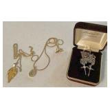 Crosses and other necklaces