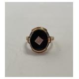 Black onyx with diamond men
