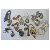Cameos lockets and other fine costume jewelry
