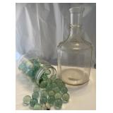 Glass shooter marbles one oddball