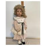 "Hillary" The ultimate collection porcelain doll
