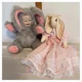 Handmade bed bunny