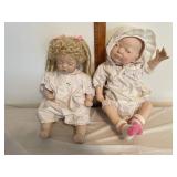 2 - sleepy porcelain babies