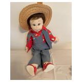 Handmade all cloth blue Jean Farm boy