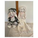 Bed bunny and other bed doll homemade