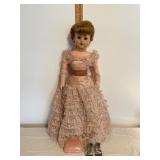 Vintage rubber doll beautiful bride