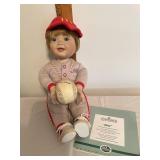 Joey, porcelain and cloth body doll McDonald