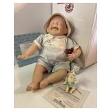 Ashton Drake "tickles" Porcelain doll with