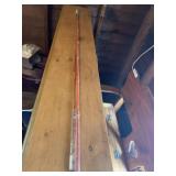 Wooden fishing pole