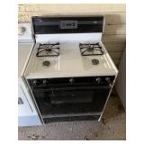 Clean top whirl pool gas stove
